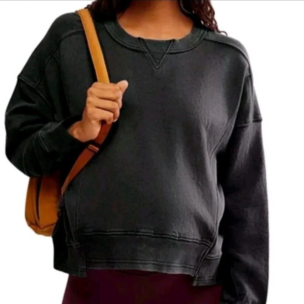 NWT Free People Movement x Hatch Intercept Pullover Black Size M